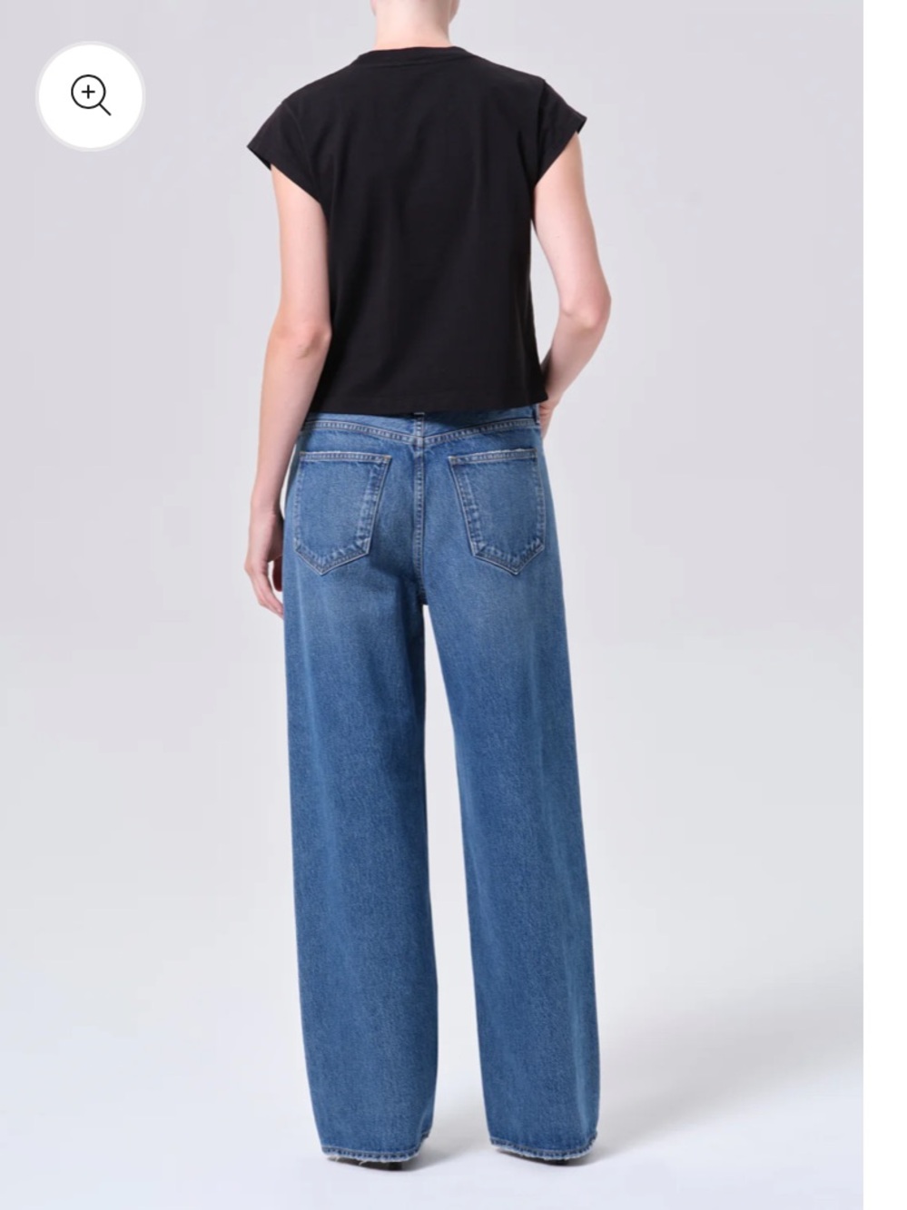 AGOLDE Low Slung Baggy Jean Shade Essence Size 24 - Picture 3 of 8